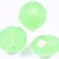 6mm Green  and Brown Faceted Rondelle Crystal Cut Glass Beads  Spacer for Jewellery Making -