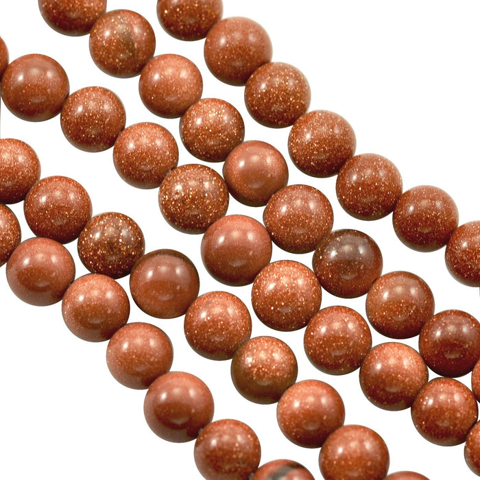 6mm Red Orange Semi-precious Gemstone Round beads for Jewellery Making 60 Pcs