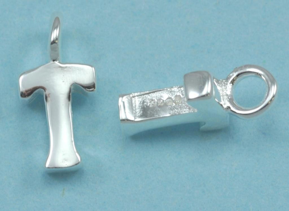 Tiny letters  in sterling silver 925 ,  alphabet charms . Genuine Solid 925 Initials