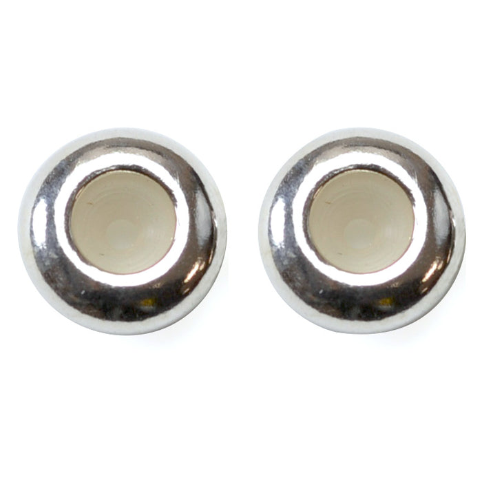 925 Sterling Silver Round Seamless Spacer Beads 2 mm , 3 mm , 4 mm , 5 mm , and 6 mm