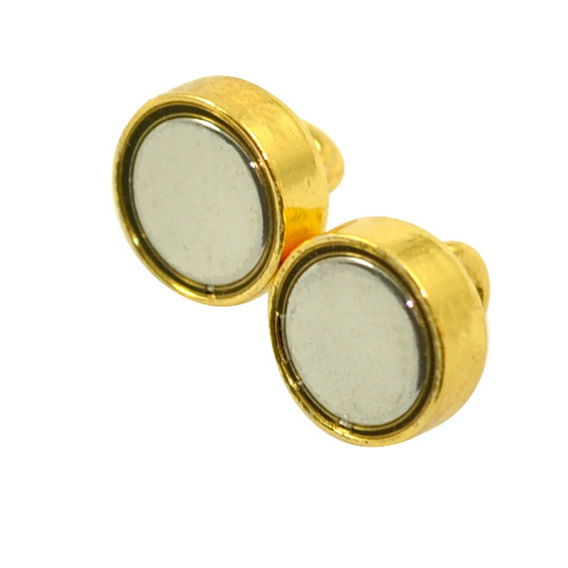 Gold Vermeil Genuine 925 Sterling Silver Magnetic Clasp Jewellery Findings Fastener 6mm