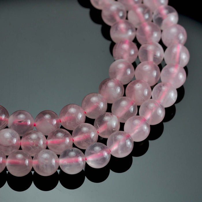 8mm Purple Pink Semi-precious Gemstone Round beads for Jewellery Making 48Pcs