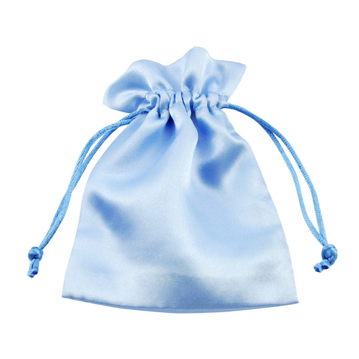 10 cm x 14 cm Silky Satin Wedding Favour Gift Bags Drawstring Jewellery Pouches Wholesale