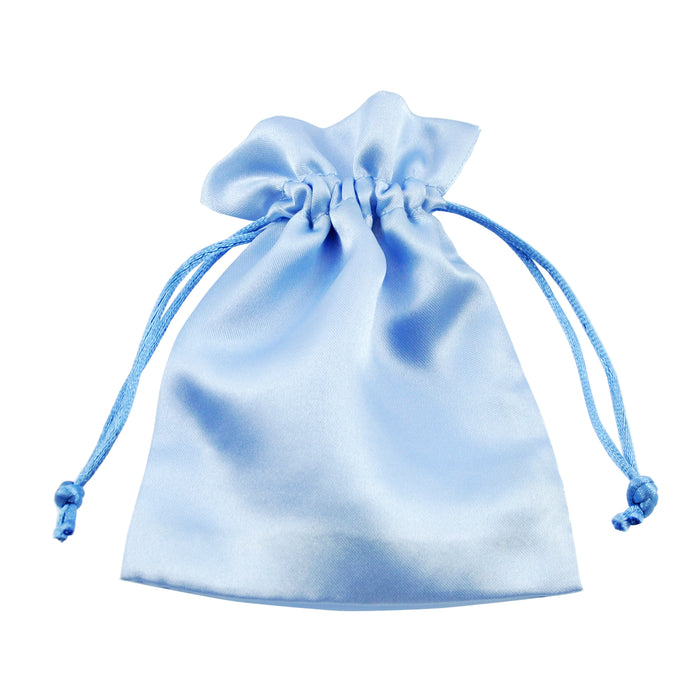 8 cm x 10 cm Silky Satin Wedding Favour Gift Bags Drawstring Jewellery Pouches Wholesale