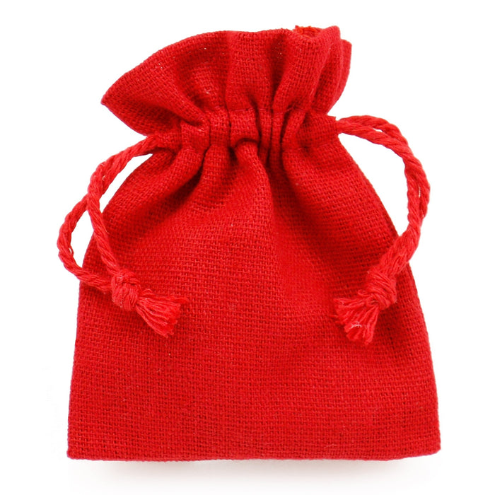 8 cm x 10 cm Cotton Linen Drawstring Gift Bags Jewellery Pouches High Quality Wholesale