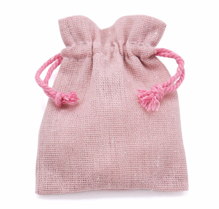 8 cm x 10 cm Cotton Linen Drawstring Gift Bags Jewellery Pouches High Quality Wholesale