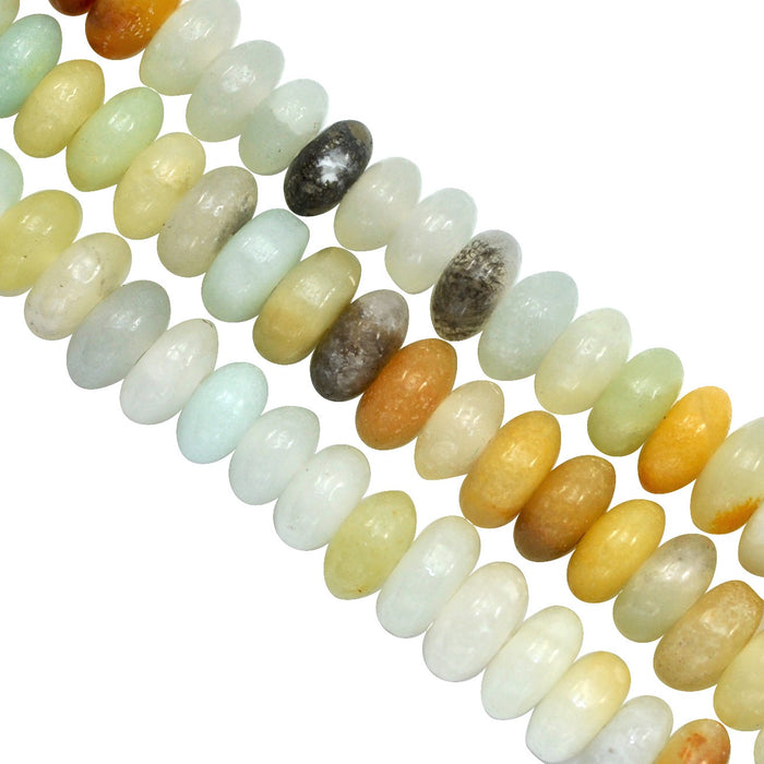 Natural Semi-precious Gemstone Rondelle Beads 4mm for Jewellery Making Craft