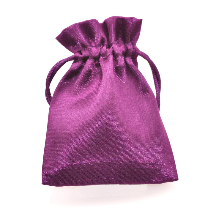 10 cm x 14 cm Silky Satin Wedding Favour Gift Bags Drawstring Jewellery Pouches Wholesale