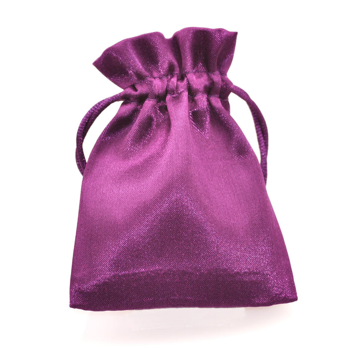 12 cm x 17 cm Silky Satin Wedding Favour Gift Bags Drawstring Jewellery Pouches Wholesale