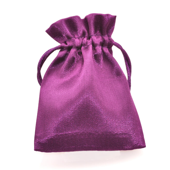 8 cm x 10 cm Silky Satin Wedding Favour Gift Bags Drawstring Jewellery Pouches Wholesale