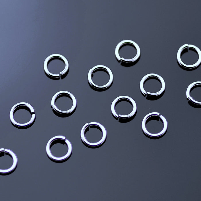 Solid 925 Sterling Silver Open Jump Rings