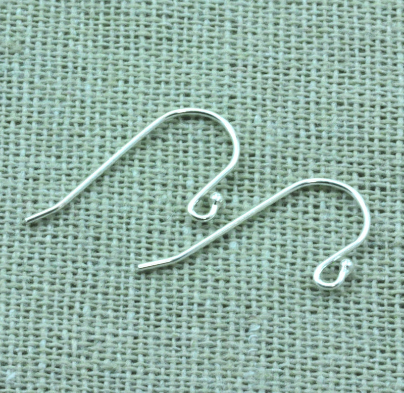 Earring hooks,  genuine solid sterling silver 925 Jewellery Making Findings