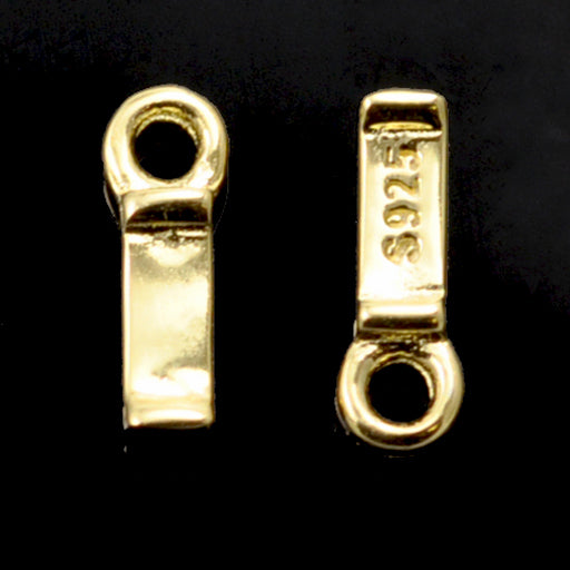 Gold Vermeil Tiny letters in Sterling Silver 925 ,  alphabet charms . Genuine Solid 925 Initials