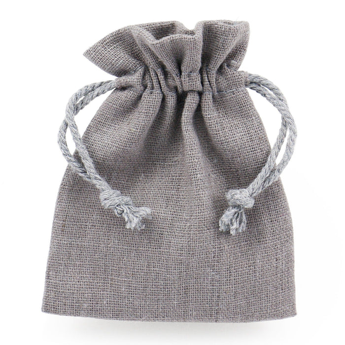 8 cm x 10 cm Cotton Linen Drawstring Gift Bags Jewellery Pouches High Quality Wholesale