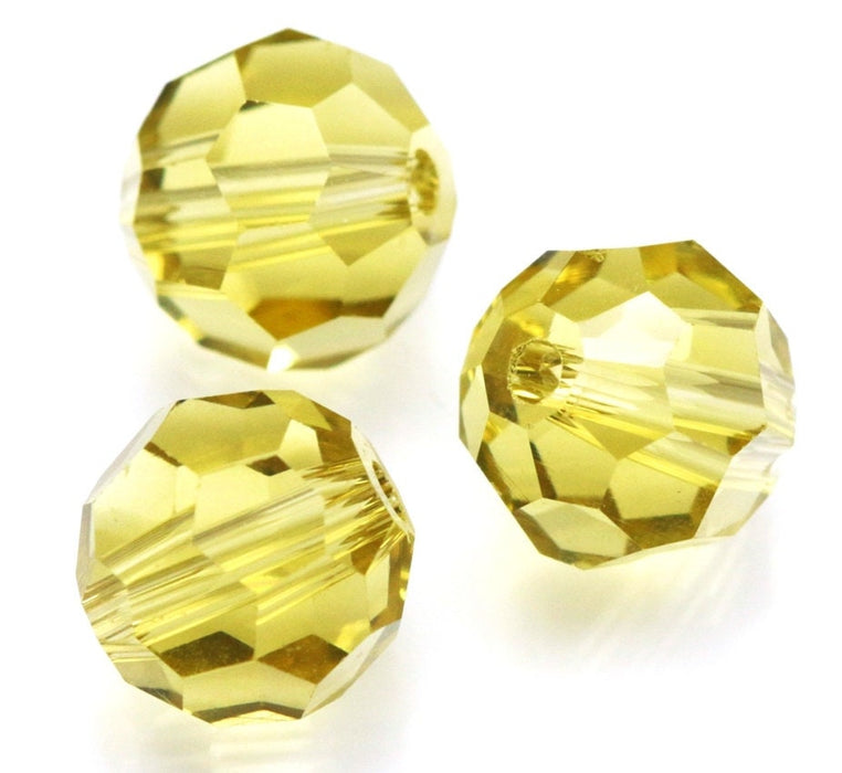 3mm Round Czech Faceted Crystals Cut Glass Beads Jewellery Making