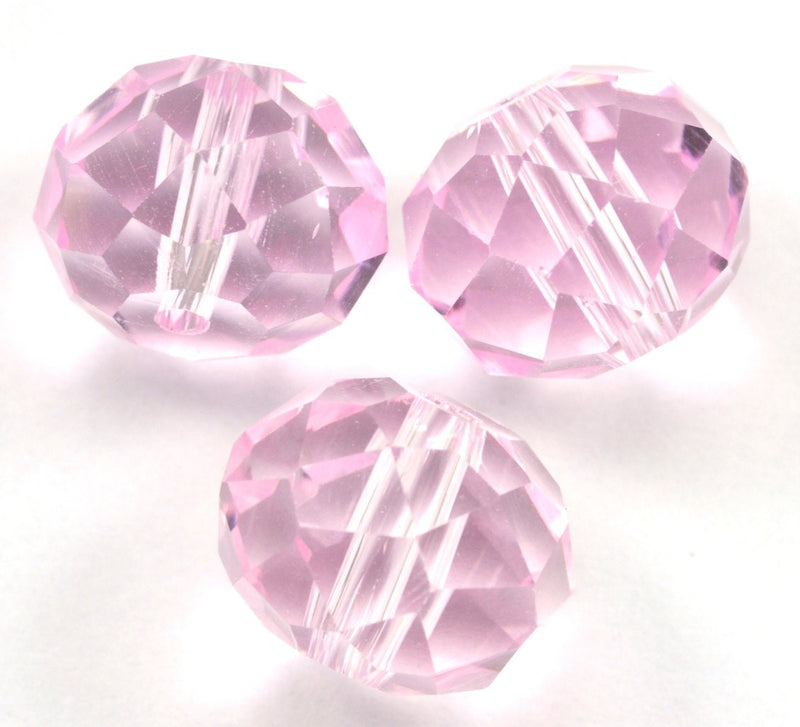 6mm Red, pink, yelllow and orange  Faceted Rondelle Crystal Cut Glass Beads  Spacer for Jewellery Making - The hot collection