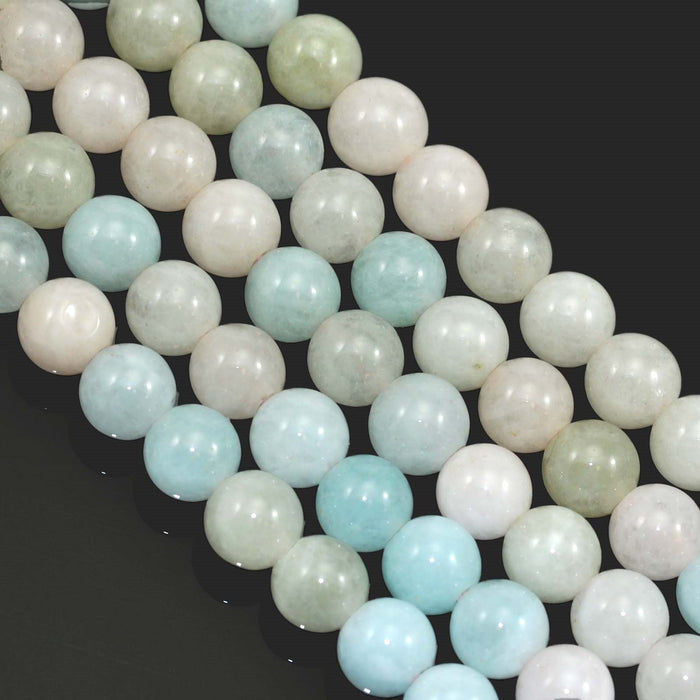 6mm Blue Semi-precious Gemstone Round beads for Jewellery Making 60Pcs