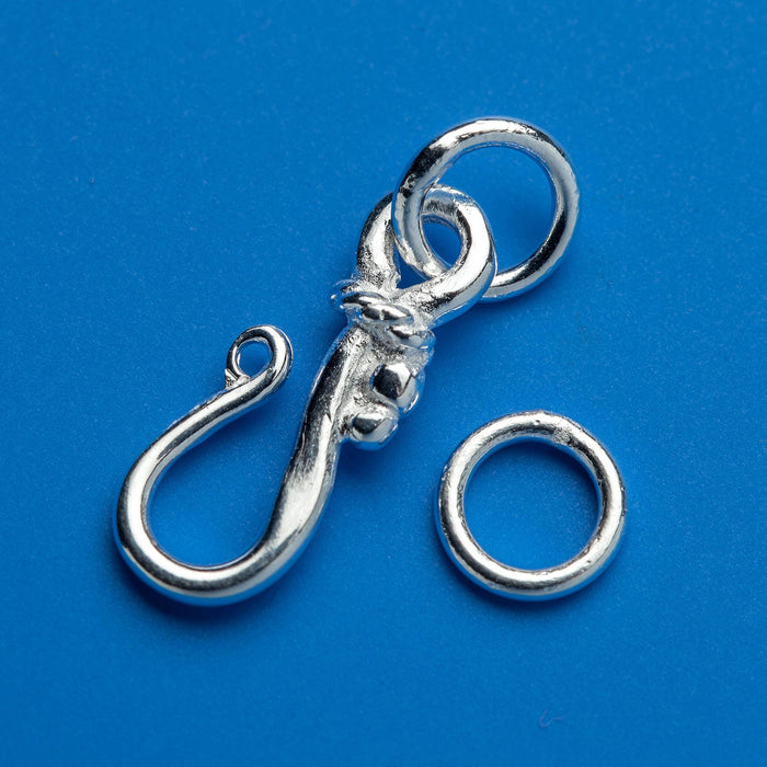 16 mm Geniune 925 Solid Sterling Silver S Hook Eye Clasps Jewellery Findings