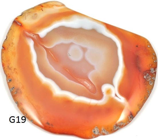 1 x Irregular Natural Agate Gemstone Pendant Focal Bead Beads approximately 75 mm Dome