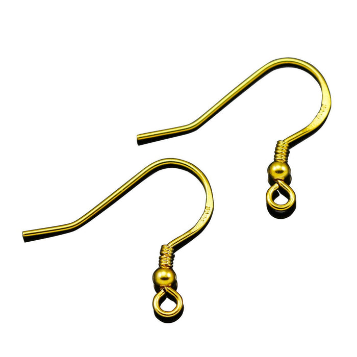 Gold Vermeil 925 Sterling Silver French Earring Wires Hooks Jewellery Findings