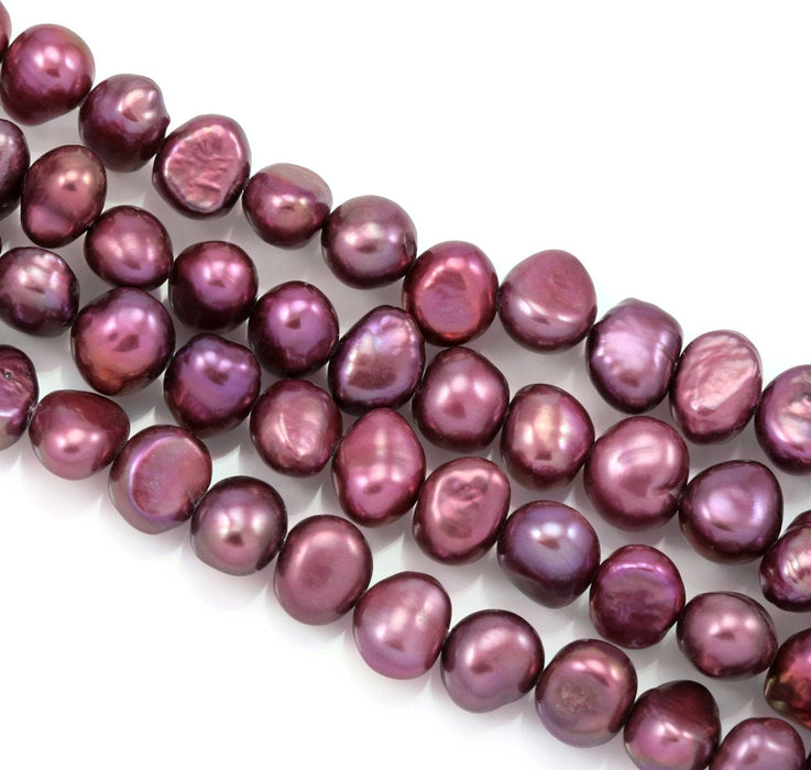 6-7mm Green Gold Orange Berry Pink Baroque Nugget Freshwater Pearls for Jewellery Making