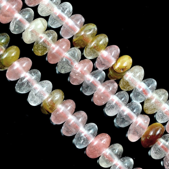 Natural Semi-precious Gemstone Rondelle Beads 4mm for Jewellery Making Craft