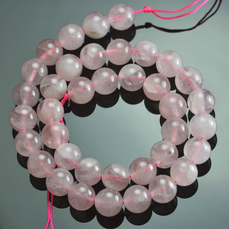 10mm Purple Pink Semi-precious Gemstone Round beads for Jewellery Making 36Pcs